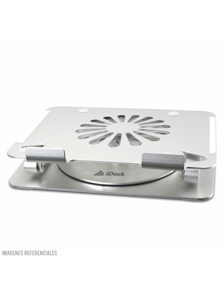 STAND PARA LAPTOP IDOCK GALAXY I60 3.0 (N79-360) ERGONOMICO 360°| 5-USB| ALUMINIO