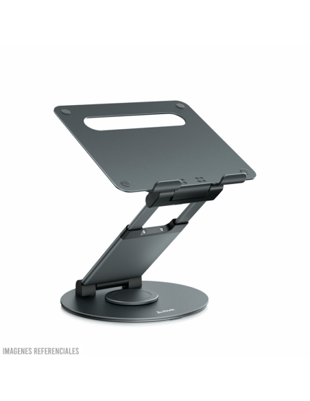 STAND PARA LAPTOP IDOCK SATELLITE I70 (N19-2) 360°| ALUMINIO NEGRO