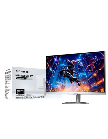 MONITOR GAMER GIGABYTE 27" ( M27Q2 QD ICE ) PANEL SUPER SPEED IPS | 200HZ - 1MS | HDMI - DP | PIVOT