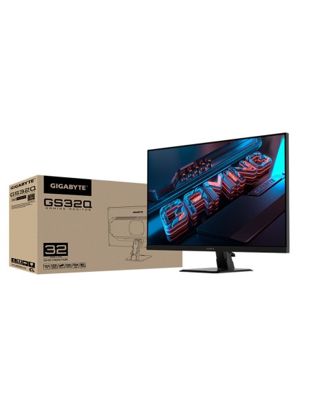 MONITOR GAMER GIGABYTE 32" ( GS32Q ) PANEL SUPER SPEED IPS | QHD 2560X1440 | 165HZ - 1MS | HDMI - DP