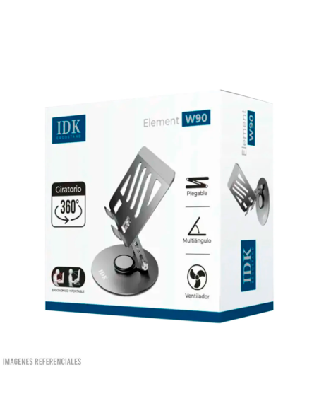 STAND PARA TABLET IDOCK ELEMENT W90| 360°/ ALUMINIO