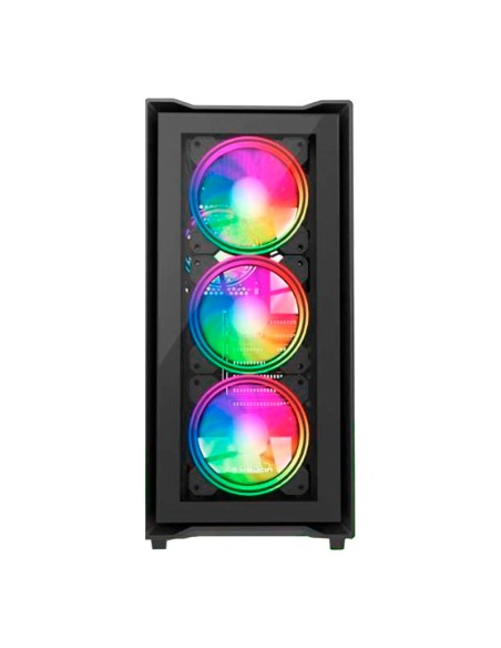 CASE GAMER HALION TITAN 108 S/FUENTE- VIDRIO TEMPLADO- 4XLED-RGB