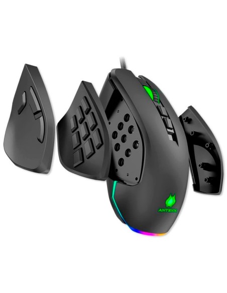 MOUSE GAMER ANTRYX XCALIBUR CHROME STORM ( AGM-CS7500K ) DPI 16400 | LED-RGB