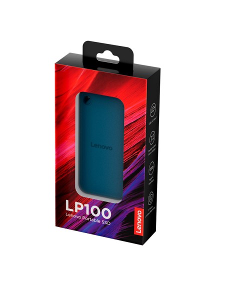 DISCO SOLIDO SSD EXTERNO LENOVO LP100 1TB (5SD1Q42867) USB TIPO-C GEN 1| BLUE