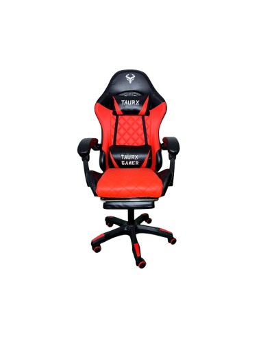 SILLA GAMER TAURX YT SERIES NEGRO/ROJO