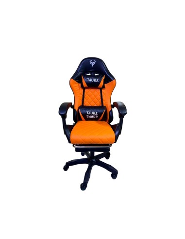 SILLA GAMER TAURX YT SERIES NEGRO/NARANJA