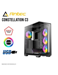 CASE ANTEC CONSTELLATION C3 ( 0-761345-10029-8 ) S/FUENTE...