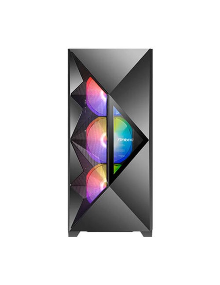 CASE ANTEC DF800 FLUX BLACK ARGB SIN FUENTE VIDRIO TEMPLADO USB 3.0 (0-761345-80081-5)