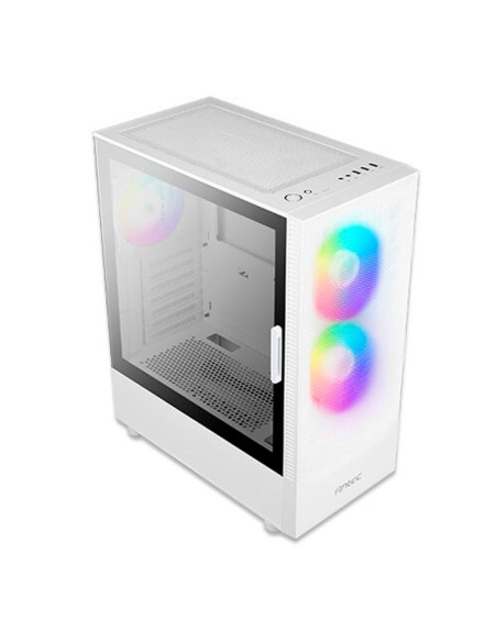 CASE GAMER ANTEC NX410 WHITE ( 0-761345-81042-5 ) S/FUENTE | VIDRIO TEMPLADO |  LED-ARGB