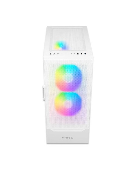 CASE GAMER ANTEC NX410 WHITE ( 0-761345-81042-5 ) S/FUENTE | VIDRIO TEMPLADO |  LED-ARGB