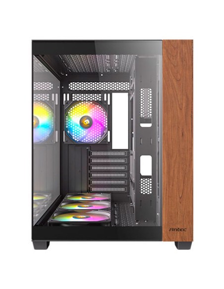 CASE GAMER ANTEC CX800 WOOD ARGB BLACK S/FUENTE | VIDRIO TEMPLADO ( 0-761345-10137-0 )