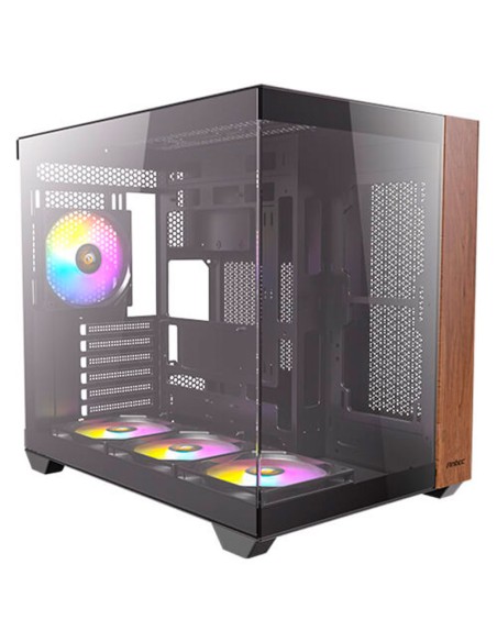 CASE GAMER ANTEC CX800 WOOD ARGB BLACK S/FUENTE | VIDRIO TEMPLADO ( 0-761345-10137-0 )
