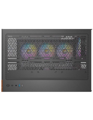 CASE GAMER ANTEC CX800 WOOD ARGB BLACK S/FUENTE...