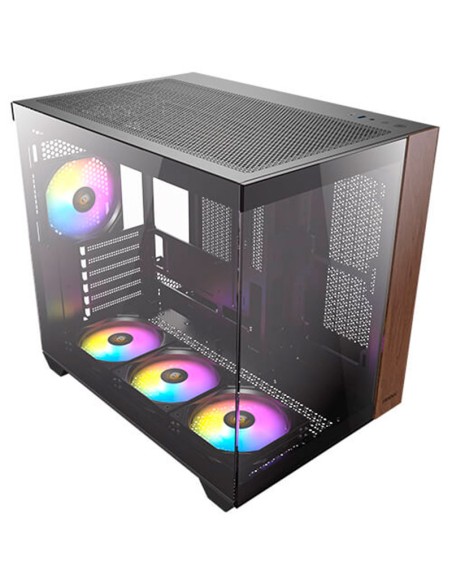 CASE GAMER ANTEC CX800 WOOD ARGB BLACK S/FUENTE | VIDRIO TEMPLADO ( 0-761345-10137-0 )