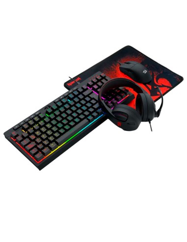 KIT REDRAGON 4 EN 1 ( S147-SP ) TECLADO K515 +...