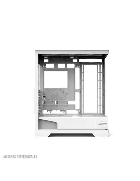 CASE GAMER THUNDEROBOT BLACKWARRIOR WHITE ( GQX25AWS ) | VIDRIO TEMPLADO MAGNETICO