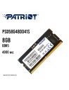 MEMORIA RAM PATRIOT SODIMM