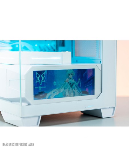 CASE GAMER THUNDEROBOT BLACKWARRIOR WHITE ( GQX25AWS ) | VIDRIO TEMPLADO MAGNETICO