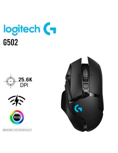 MOUSE GAMER LOGITECH G502 LIGHTSPEED (910-005566)...