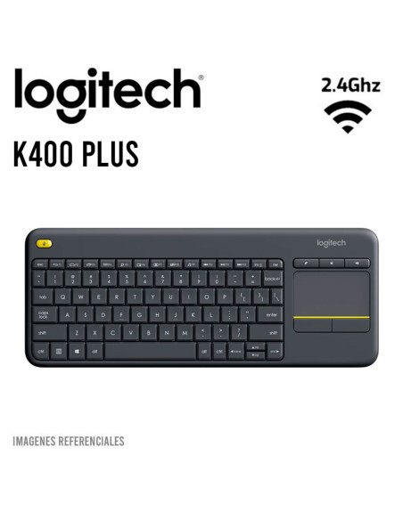 TECLADO LOGITECH K400 PLUS (920-007123) WIRELESS TOUCH