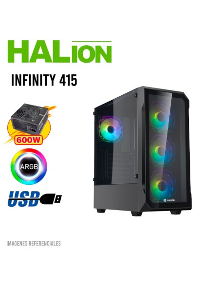 PC GAMER AHRI RYZEN 5-8500G 16GB 512GB SSD + 23.8 FHD + KIT RAPTOR