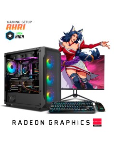 PC GAMER AHRI RYZEN 5-8500G 16GB 500GB SSD + 23.8 FHD +...