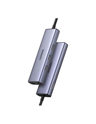 HUB USB-C UGREEN CM512 6 EN 1 (15598) 1X HDMI-...