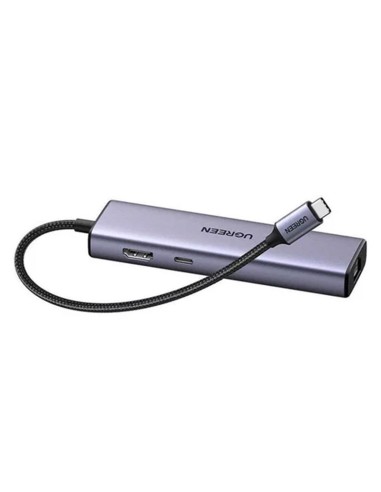 HUB USB-C UGREEN CM512 6 EN 1 (15598) 1X HDMI-...