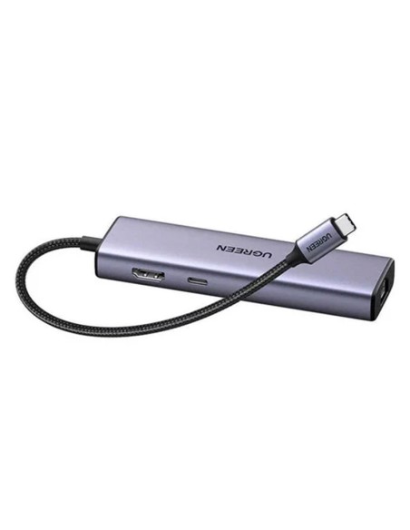 HUB USB-C UGREEN CM512 6 EN 1 (15598) 1X HDMI- 1X USB-C- 3X USB-A- 1X RJ45