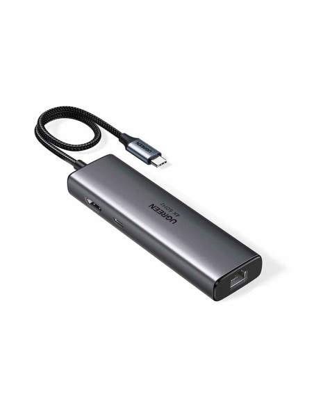 HUB USB-C UGREEN CM512 6 EN 1| 1X HDMI 2X USB-C 2X USB-A 1X RJ45 (4500)