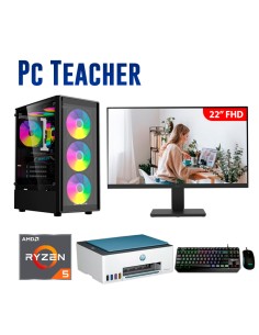 COMPUTADORA TEACHER RYZEN 5-5600GT 16GB 500GB SSD + 22...