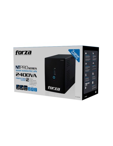 UPS FORZA 2400VA/1200W ( NT-2402PRO ) 10 SALIDAS