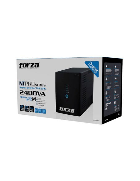 UPS FORZA 2400VA/1200W ( NT-2402PRO ) 10 SALIDAS