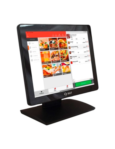 MONITOR SAT 1054 FPH TOUCH 15" PULGADAS VGA-USB-HDMI