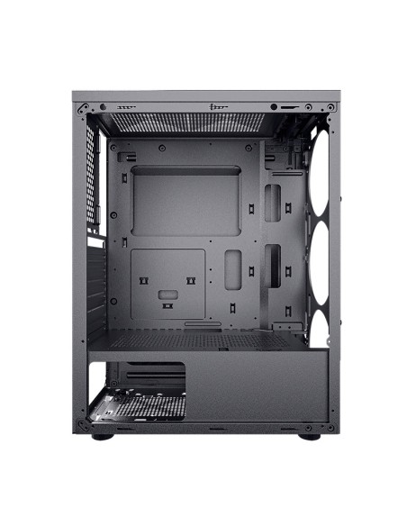 CASE GAMER HALION DATAONE ZIGMA G01 VIDRIO TEMPLADO| S/FUENTE| 4 LED-RGB