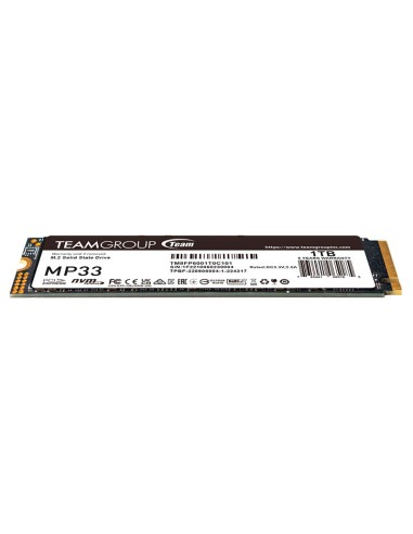 DISCO SSD TEAMGROUP MP33 1TB NVME PCIE GEN3X4...