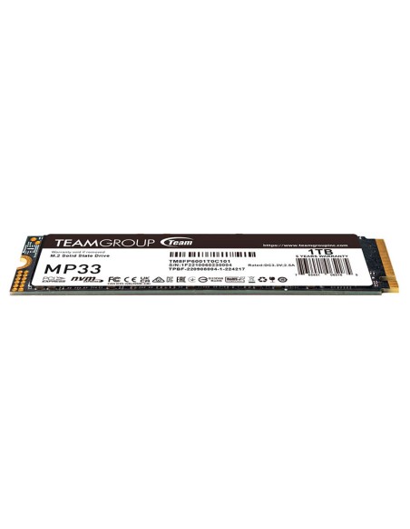 DISCO SSD TEAMGROUP MP33 1TB NVME PCIE GEN3X4 M.2 2280 TM8FP6001T0C101