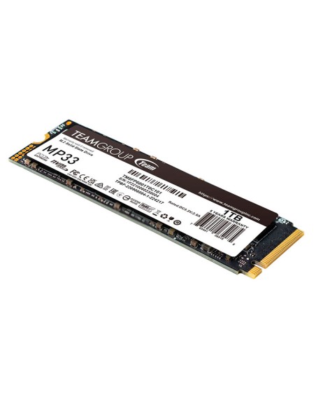 DISCO SSD TEAMGROUP MP33 1TB NVME PCIE GEN3X4 M.2 2280 TM8FP6001T0C101