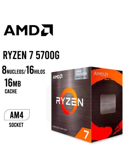 COMPUTADORA AIRTEC RYZEN 7-5700G 16GB 500GB SSD +22 FHD+ KIT  RAPTOR B + IMPRESORA SMART TANK 585