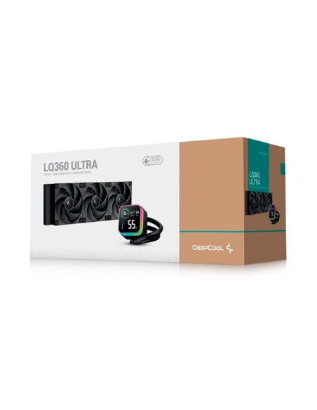 SISTEMA DE ENFRIAMIENTO LIQUIDO DEEPCOOL LQ360 ULTRA (R-LQ360-BKLSMWP-G-U) PANTALLA DIGITAL|
