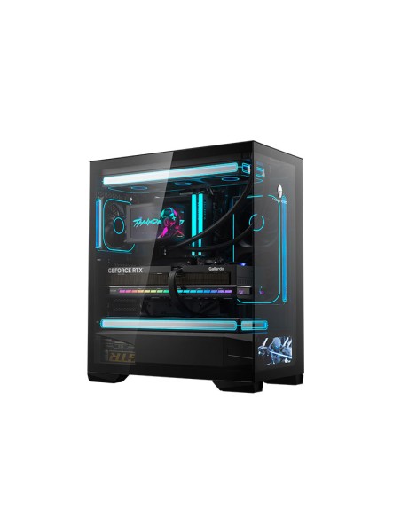 CASE GAMER THUNDEROBOT BLACKWARRIOR ( GQX25ABS ) | VIDRIO TEMPLADO MAGNETICO