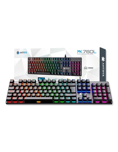 TECLADO GAMER ANTRYX MK 760L (AMK-760LKRE-SP)...