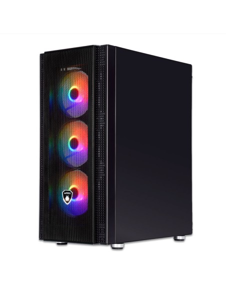 CASE ANTRYX RX 265 BLACK ( AC-RX265KFR-500CP ) C/FUENTE B500W | VIDRIO TEMPLADO | 4 FAN-FRGB
