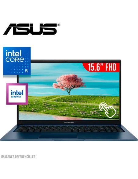 LAPTOP ASUS VIVOBOOK 15 X1504VA-E82989 CORE 5-120U 16GB 512GB SSD 15.6 FHD TOUCHSCREEN FREEDOS ( 90NB13Y1-M00XL0 )
