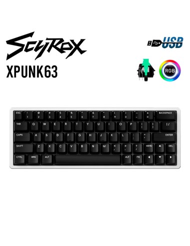 TECLADO MAGNETICO SCYROX XPUNK63 ( XPUNK63 )...