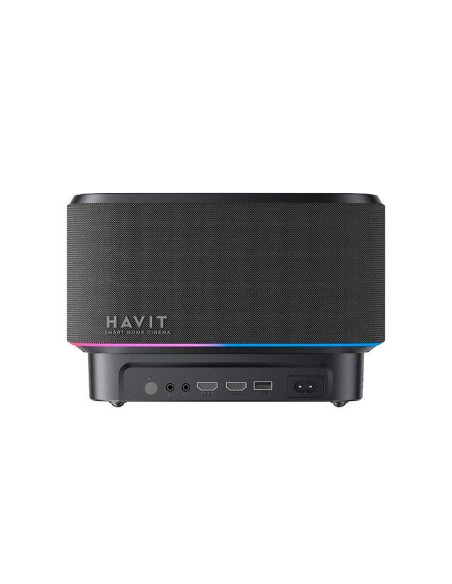 PROYECTOR HAVIT ( PJ300 PLUS ) 1920X1080 | 14000 LUMENES - 550 ANSI LUMENS | WIFI - BT | NEGRO