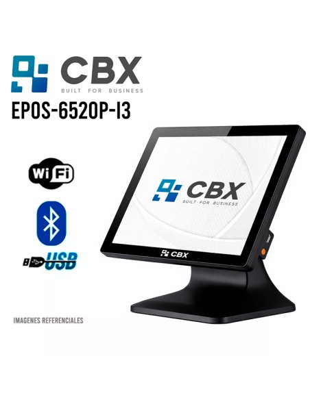 ALL IN ONE CBX EPOS 6520+ I3 12VA 16GB 512GB SSD 15" TOUCH FREEDOS (EPOS-6520P-I3)