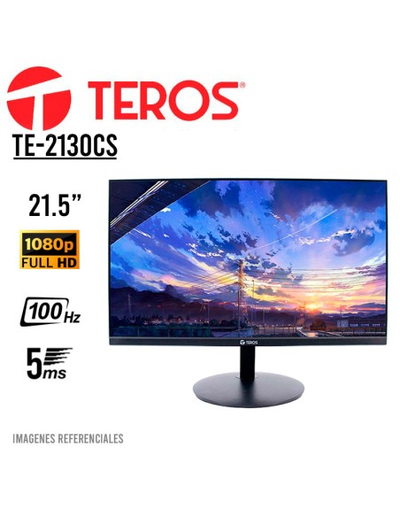 MONITOR TEROS 21.5" ( TE-2130CS ) PANEL IPS | 100HZ - 5MS | HDMI - VGA