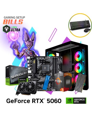 SETUP GAMER BILLS RYZEN 5 5500X3D 16GB 500GB...
