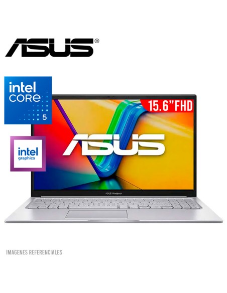 LAPTOP ASUS X1504VA-BQ631W CORE 5-120U 8GB 512GB SSD 15.6 FHD WINDOWS 11 (90NB13Y2-M01C10)